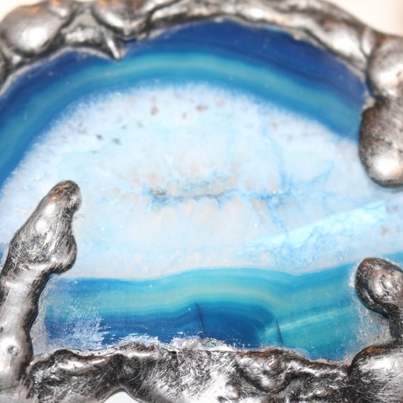 Blue Rock, Granite Slice, Blue Stone, Blue Crystal, Blue Granite, Rock Art, Rock - Picture 12 of 12